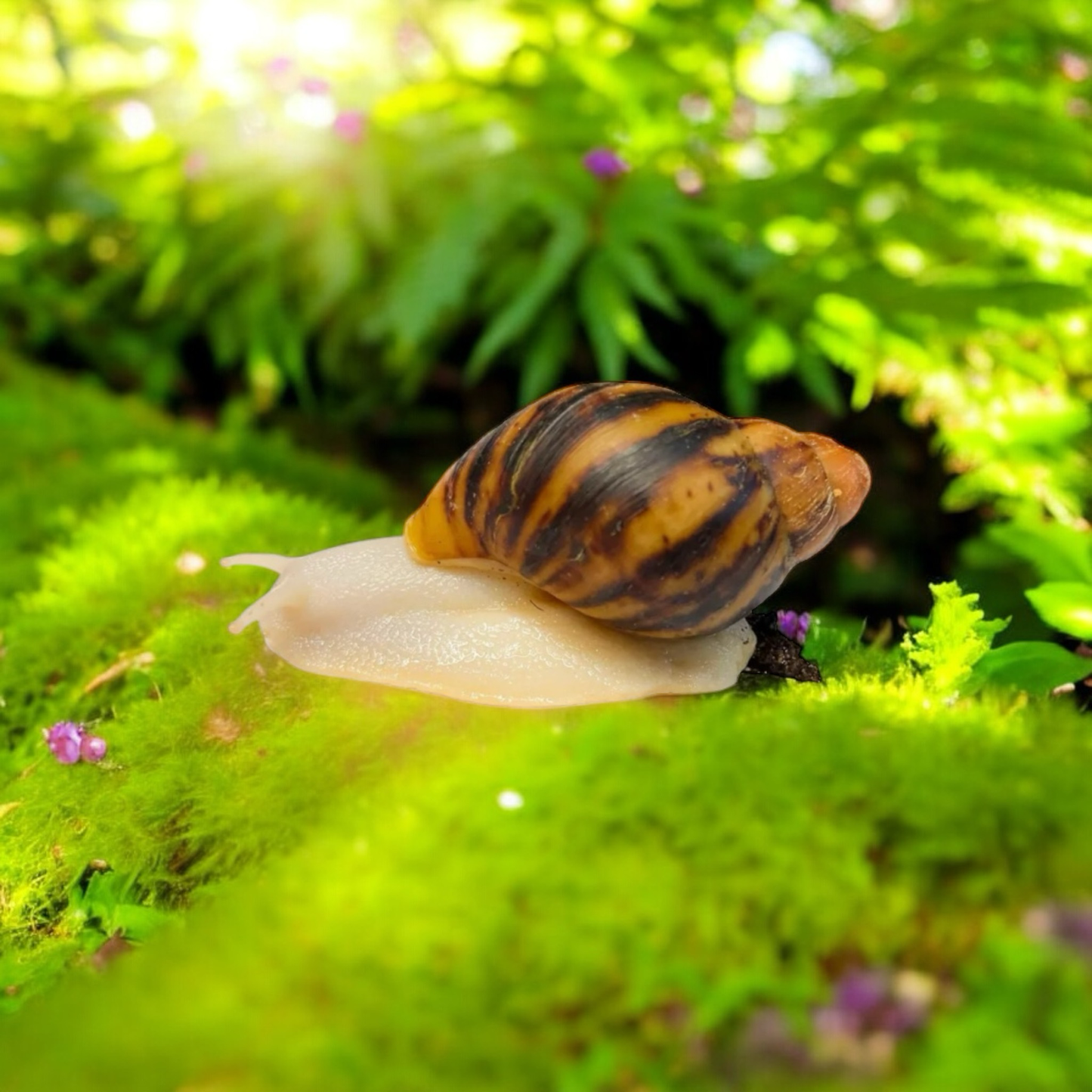 Archachatina marginata suturalis Albino Body