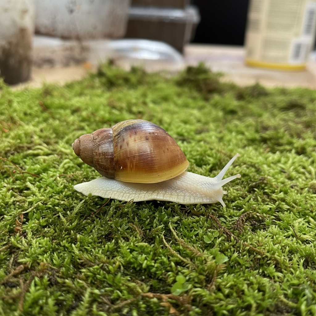 Archachatina Rhodostoma Albino Body 3-6 cm