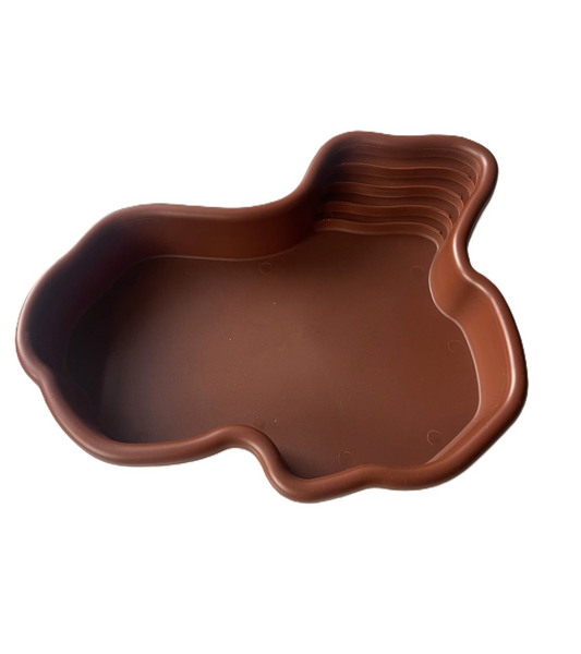 Schnecken Jacuzzi braun 30x24cm