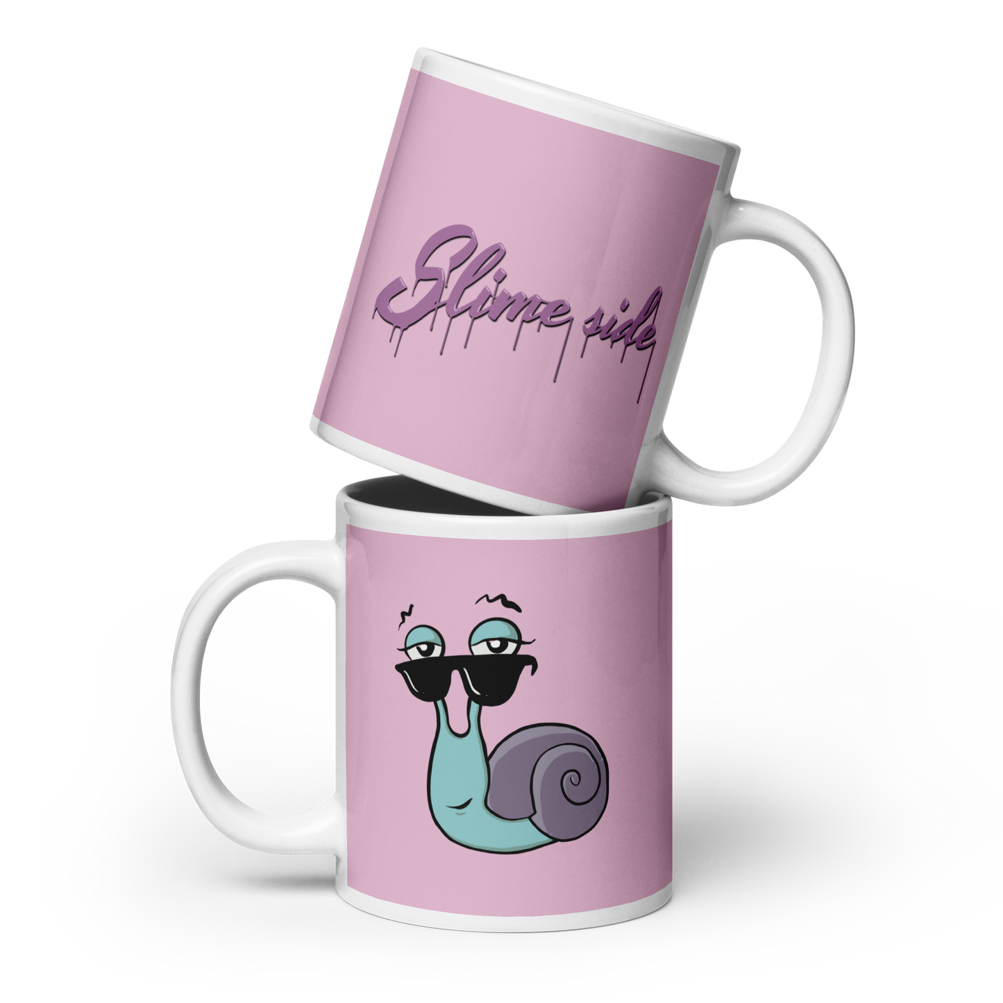 Schnecke Günther Weiße, glänzende Tasse