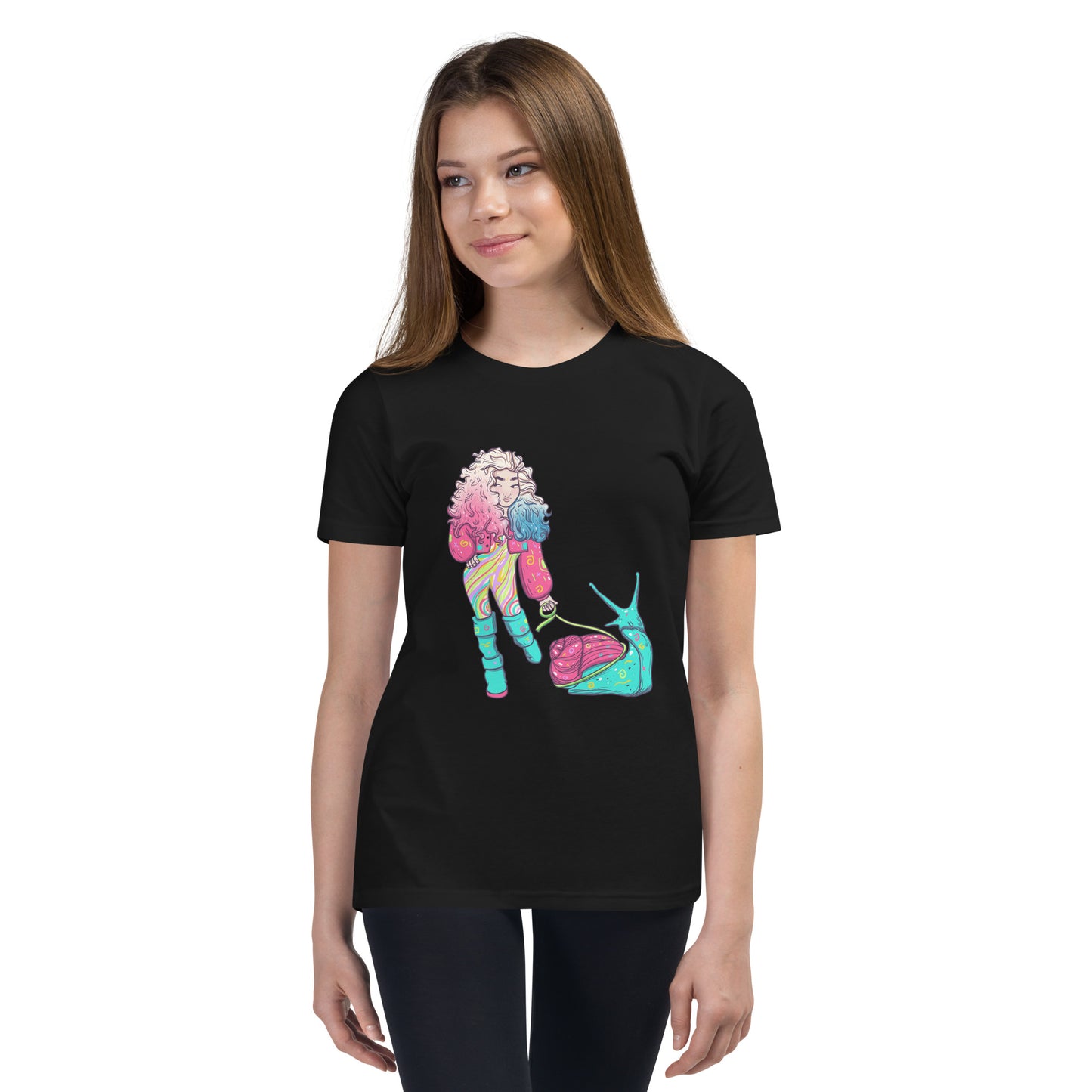 Gassi mit meiner Schnecke Kurzärmeliges T-Shirt für Kinder