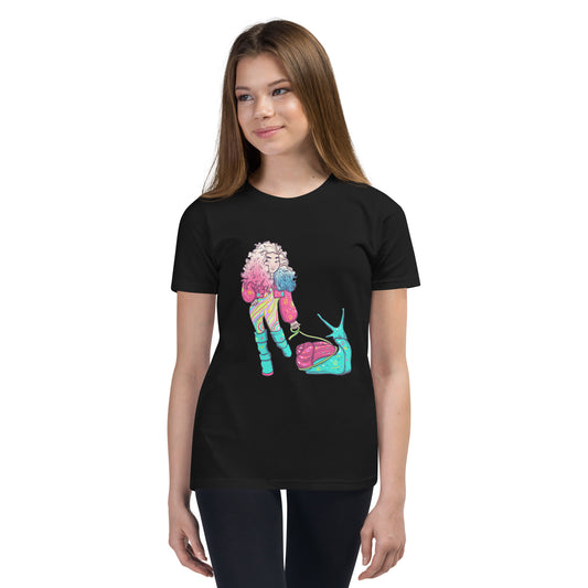 Gassi mit meiner Schnecke Kurzärmeliges T-Shirt für Kinder