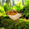 Archachatina marginata ovum Nigeria Acromelanic (amelanistisch)