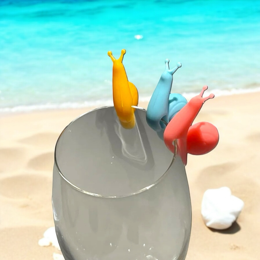 Glasmarkierer Schnecke 5 Stück