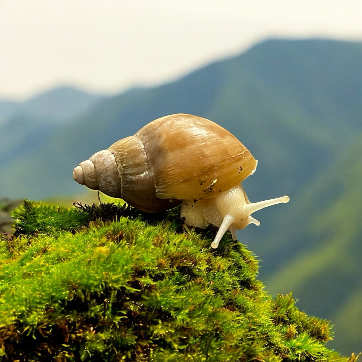 Lissachatina fulica Madagascar Albino Body