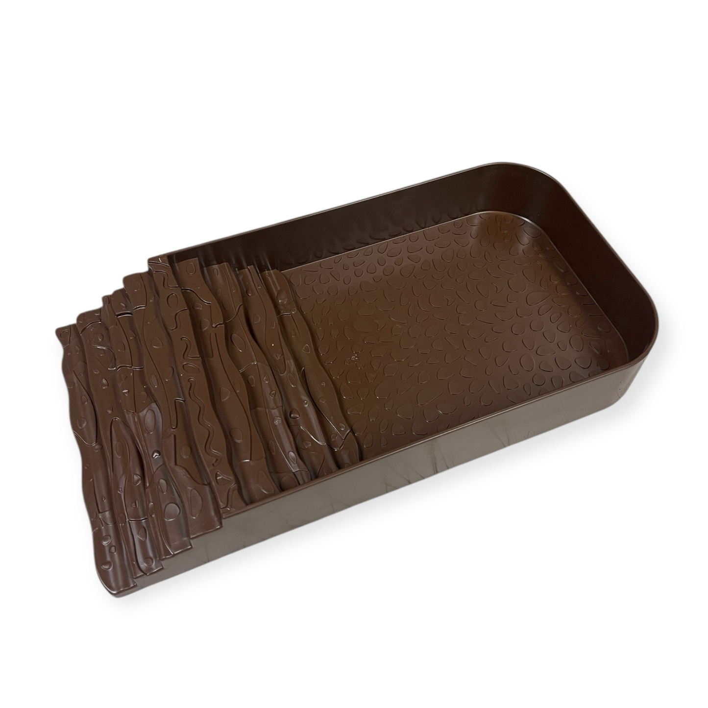 Badeschale dunkelbraun groß 25x14cm