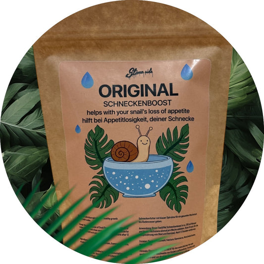 Schneckenfutter/ Schneckenboost mit blauer Spirulina